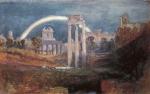 水彩大师 William Turner_Rome_The_Forum_with_a_Rainbow